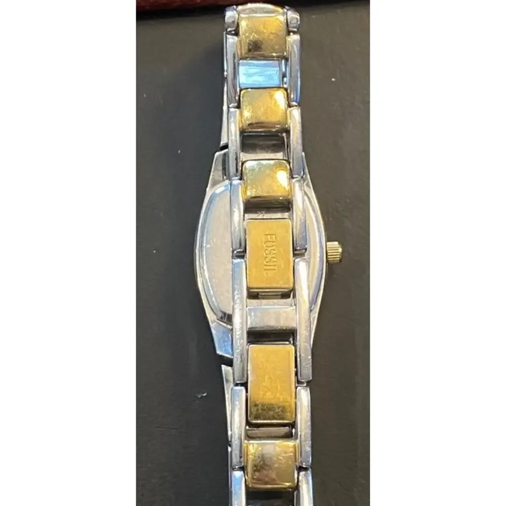 Women's 17mm Two Tone Fossil F2 Watch